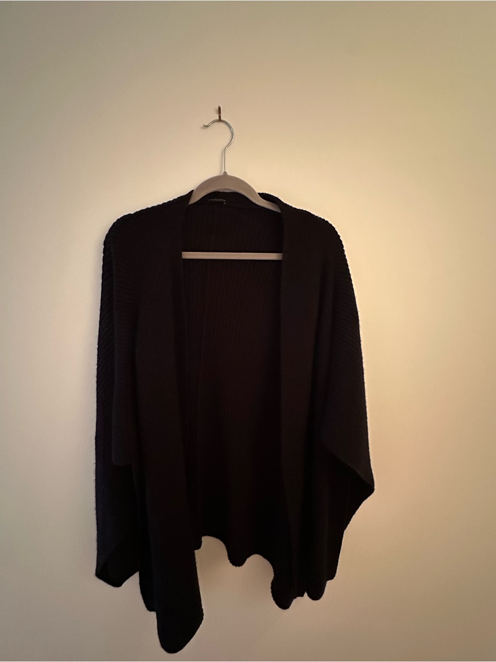 Allsaints black open cadigan